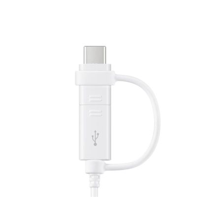 2. Samsung Combo EP-DG930DWEGWW Cable USB-A / micro USB - USB-C 1.5m - white