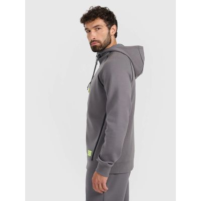 3. Men's zip-up hooded sweatshirt 4F 4FRAW25TSWSM2456-23S