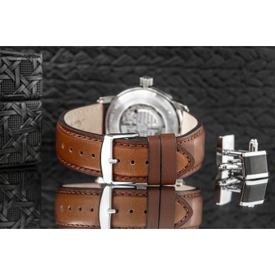 7. Men's ZEPPELIN New Captain's Line Automatic Watch 8662-3 + BOX