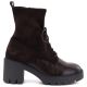2. Women's Heeled Platform Ankle Boots in Chocolate Brown Vinceza 58665
