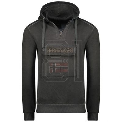 Geographical Norway Gymclass EO Tiedye Badge sweatshirt M WU8270H-GNO-BLACK
