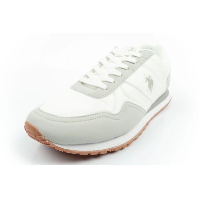 3. US Polo Assn sports shoes sneakers men's fashionable comfortable white