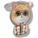 3. Nimmy Cool&Cute 2.0 Cat Magnetic Pendant - Brown