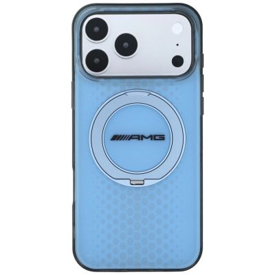 3. Mercedes AMG IML Double Layer Urban Line with Ring Stand MagSafe case for iPhone 18 Pro Max / 17 Pro Max - blue