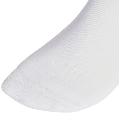 3. Adidas Linear Crew Cushioned 3 Pairs Socks White KB0083