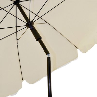 11. GARDEN UMBRELLA 185 CM CREAM