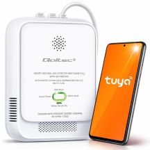 QOLTEC NATURAL GAS LEAK SENSOR | CH4 DETECTOR | NG | TUYA | WI-FI | 85DB ALARM | LED