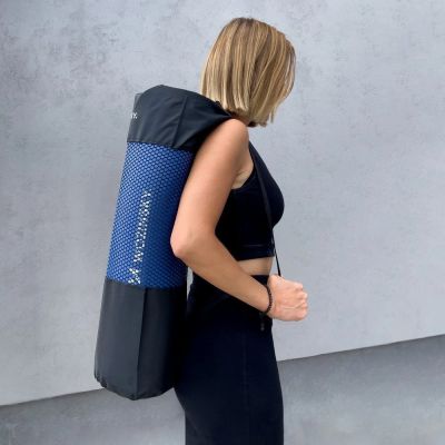 12. Wozinsky exercise mat 181 x 63 x 0.9 cm thick gymnastic yoga mat black