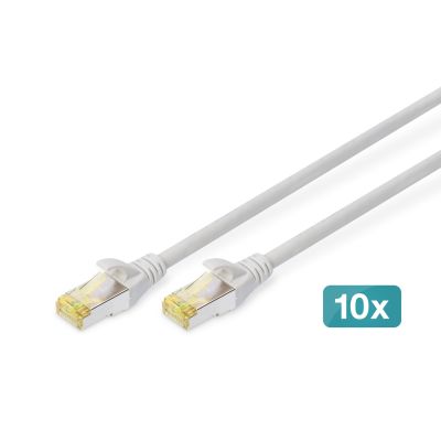 Digitus CAT 6A S/FTP Patch Cable, 10 Pack