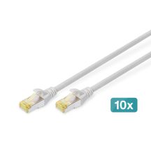 Digitus CAT 6A S/FTP Patch Cable, 10 Pack