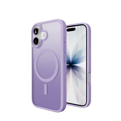 4. Puro Gradient TPU MagSafe Compatible Case for iPhone 17 - Purple