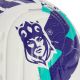 3. adidas Queens League mini football white-purple-green KE8233