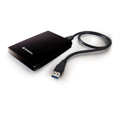 3. Verbatim 53177 External Hard Drive (2TB; 2.5"; USB 3.0; 5400rpm; Black)