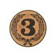3. Bronze Aluminium Insert – Number 3