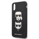 3. Karl Lagerfeld Saffiano Karl&Choupette Head case for iPhone XS Max - black