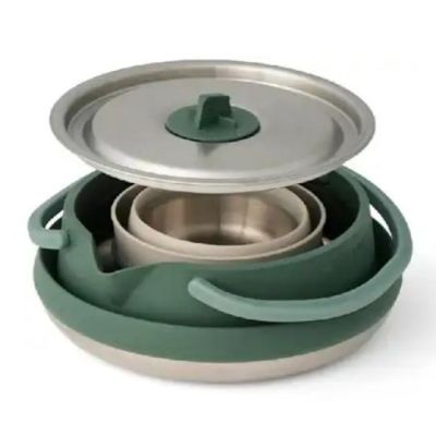6. SEA TO SUMMIT Detour Stainless Steel Kettle Cook Set