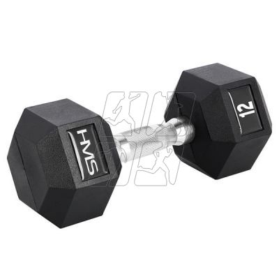 12. HMS HEX PRO 12 kg dumbbell