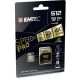 2. Emtec ECMSDM512GXC10SP 512GB MicroSDXC UHS-I Class 10 Flash Memory