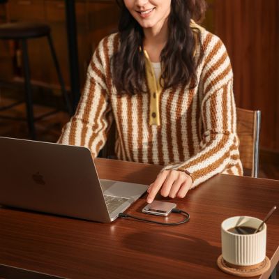 16. BOYA Notra Voice Recorder with AI Transcription - Silver