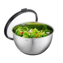 GEFU MUOVO Round Bowl 4.5 l Black, Stainless Steel 1 pc.