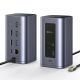 6. Baseus NU1 Air Spacemate hub 12in1 USB-C docking station - 2xHDMI 4K@60Hz 2xUSB-C 10Gb/s 2xUSB-A 5Gb/s 2xUSB-A (480Mb/s) RJ45 SD/microSD 3.0 USB-C (PD) - gray