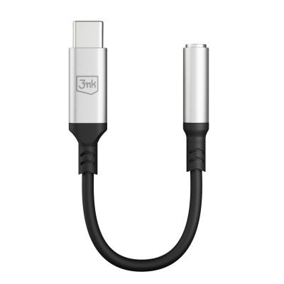 10. 3mk USB-C adapter - 3.5 mm minijack - silver