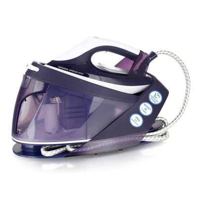 Emerio SG-123562 Steam Station 2200W 1.5L Ceramic Plate Purple, White