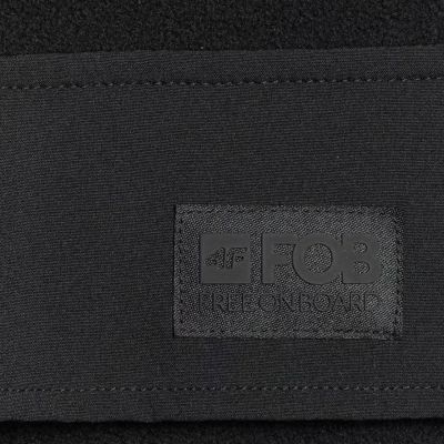 15. Men's fleece sweatshirt 4F M427 deep black 4FWAW25TFLEM427 20S