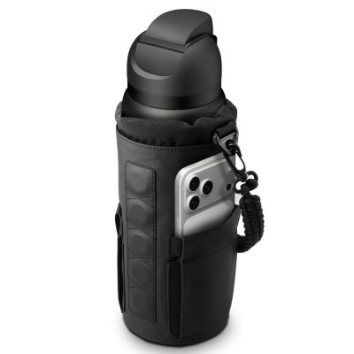 7. Spigen Tumbler Holder Bag Magnetic for Water Bottle, Phone, Keys - Black