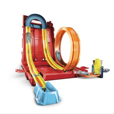 2. Hot Wheels Track Builder Unlimited Fuel Can Stunt Box