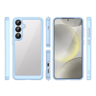2. Outer Space Case with Gel Frame for Samsung Galaxy S25+ - Blue