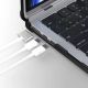 7. Tech-Protect SmartShell Pro case for MacBook Air 13" 2023-2025 M2 / M3 / M4 - transparent and black