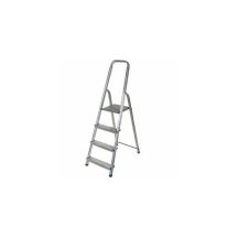 AWTOOLS free-standing aluminum ladder, 4 steps, 150 kg