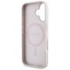 7. Guess 4G Circle Classic Logo MagSafe iPhone 16 Case - Pink