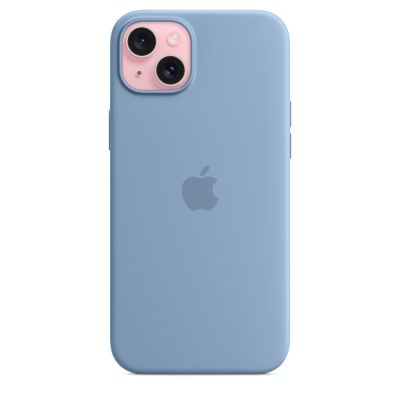 2. Apple Silicone Case with MagSafe Winter Blue, for iPhone 15 Plus