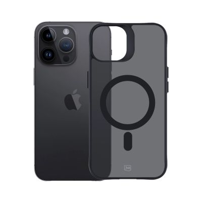 9. 3mk Smoke MagCase with MagSafe for iPhone 14 Pro - Semi-transparent