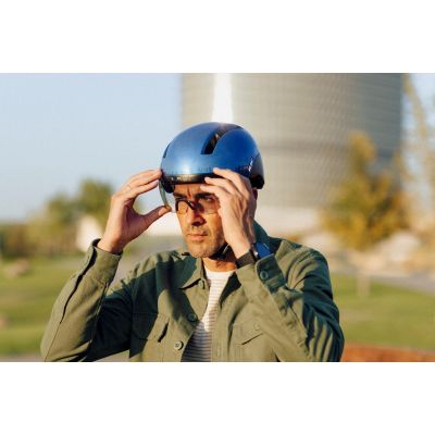 11. HJC CALIDO PLUS Bike Helmet Black METAL BLACK rM