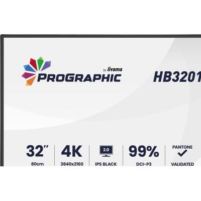5. iiyama ProGraphic HB3201UHSNP-B1 computer monitor 80 cm (31.5") 3840 x 2160 px Black