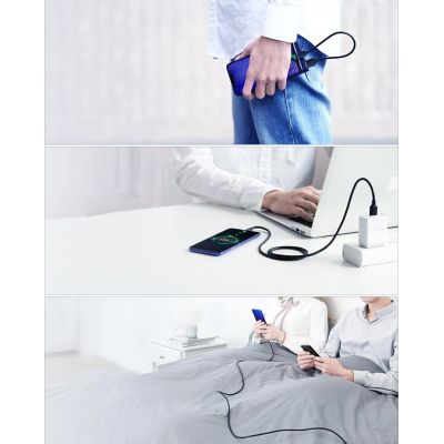 16. Ugreen US287 60117 USB-A / USB-C 3A cable 1.5m - black