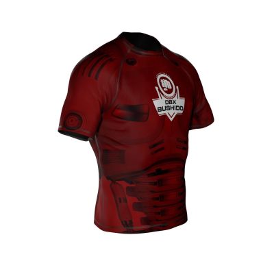 The "Cyborg" compression Rashguard is made of DBX MORE DRY M material.