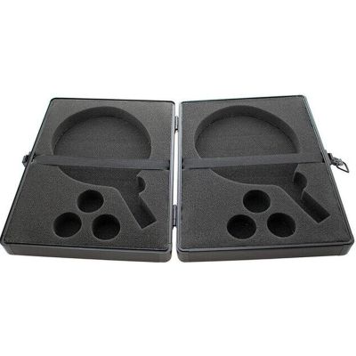 10. CASE COVER FOR 2 RACKETS AND 3 BALLS FOR TABLE TENNIS JOOLA ALU BLACK