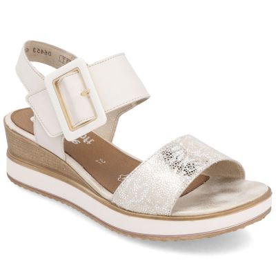 4. Remonte W D6453-61 RKR646B wedge sandals
