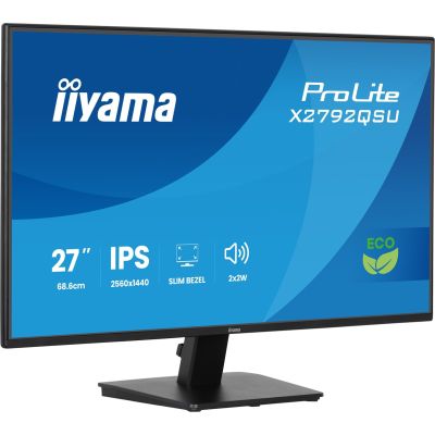 4. iiyama ProLite X2792QSU-B1 computer monitor 68.6 cm (27") 2560 x 1440 px Quad HD LED Black