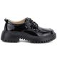2. Women's grunge patent leather shoes in black Artiker 59C1128