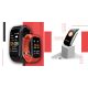 3. Smartwatch GIEWONT Black and Red 2 Straps GW200-1