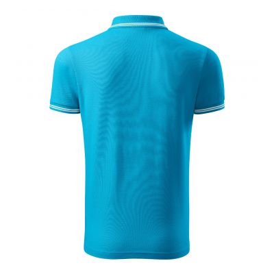 3. Malfini Urban M MLI-21944 turquoise polo shirt