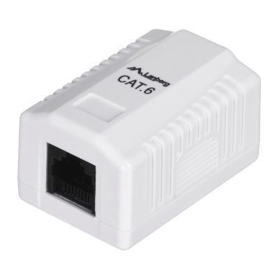 Lanberg OU6-0001-W surface-mounted socket (RJ-45; cat. 6; UTP; white)