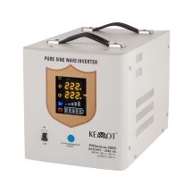 KEMOT PROsinus-2000 emergency power supply, pure sine wave converter with charging function 12V 230V 2000VA/1200W