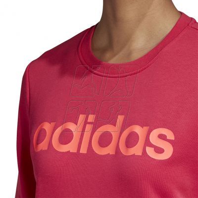 4. Adidas Essentials Linear Crewneck Sweatshirt W GD2955