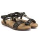 3. Women's slip-on sandals black Artiker 58C0629